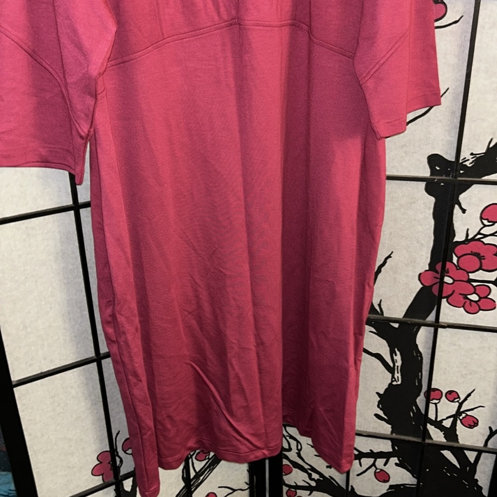 NWT Eloquii burgundy colored dress in plus size 20 - Picture 3 of 10